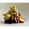 Quartet Pocket Dragon - Hand Made in 1995 -  Real Musgrave Whimsical World Of Pocket Dragons