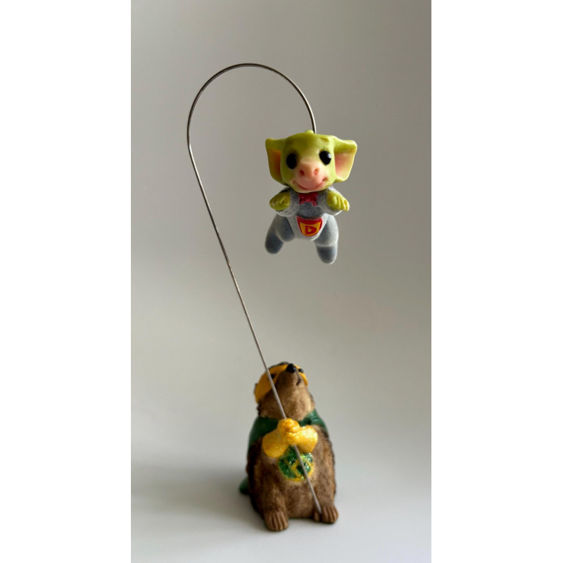 Superheroes Pocket Dragon - Hand Made in 2004 - Real Musgrave Whimsical World Of Pocket Dragons