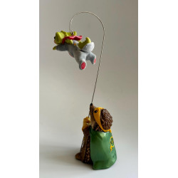 Superheroes Pocket Dragon - Hand Made in 2004 - Real Musgrave Whimsical World Of Pocket Dragons
