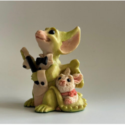 It's Magic Pocket Dragon - Hand Made in 1994 -  Real Musgrave Whimsical World Of Pocket Dragons
