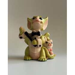 It's Magic Pocket Dragon - Hand Made in 1994 -  Real Musgrave Whimsical World Of Pocket Dragons