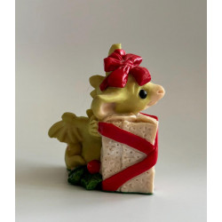 All Wrapped Up Pocket Dragon - Hand Made in 1998 - Real Musgrave Whimsical World Of Pocket Dragons