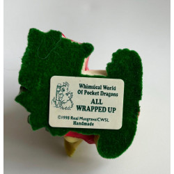 All Wrapped Up Pocket Dragon - Hand Made in 1998 - Real Musgrave Whimsical World Of Pocket Dragons