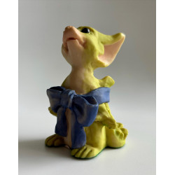 Blue Ribbon Pocket Dragon - Friends & Collectors Club Special 1994/1995 -  Boxed - Whimsical World Of Pocket Dragons Hand Made- 1994