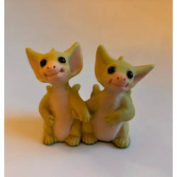 Best Friends Pocket Dragons - Boxed - Whimsical World Of Pocket Dragons by Real Musgrave Hand Made in 2000