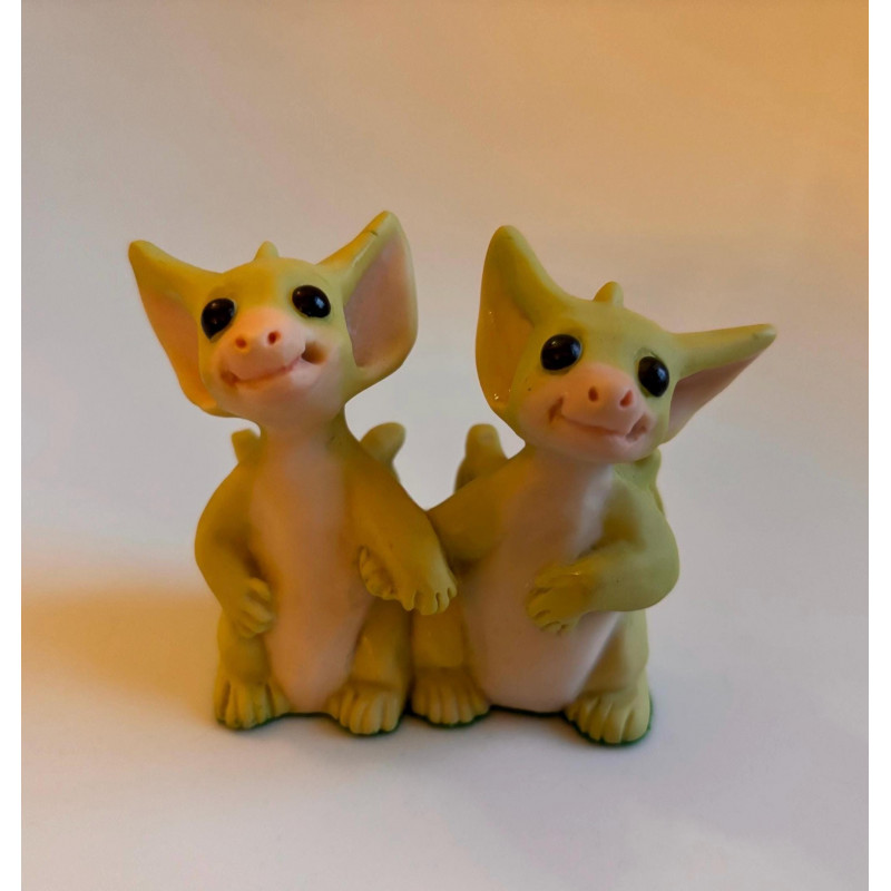 Best Friends Pocket Dragons - Boxed - Whimsical World Of Pocket Dragons by Real Musgrave Hand Made in 2000