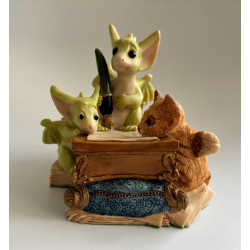 Looking For The Right Words Pocket Dragon - Collectors Club & Friends Special 1996/1997 - Whimsical World Of Pocket Dragons - Hand Made