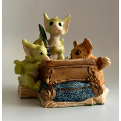 Looking For The Right Words Pocket Dragon - Collectors Club & Friends Special 1996/1997 - Whimsical World Of Pocket Dragons - Hand Made