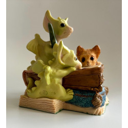 Looking For The Right Words Pocket Dragon - Collectors Club & Friends Special 1996/1997 - Whimsical World Of Pocket Dragons - Hand Made