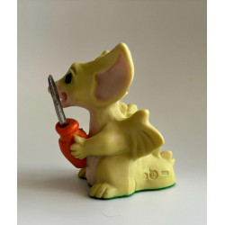 I'll Fix It Pocket Dragon - Whimsical World Of Pocket Dragons by Real Musgrave - Hand Made - 1998