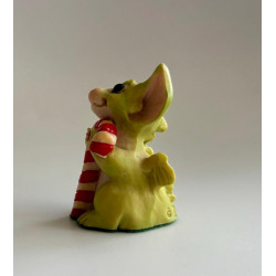Candy Cane Pocket Dragon - Whimsical World Of Pocket Dragons by Real Musgrave Hand Made in 1994