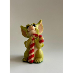 Candy Cane Pocket Dragon - Whimsical World Of Pocket Dragons by Real Musgrave Hand Made in 1994