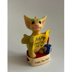 Happy Mothers Day Pocket Dragon From The Heart Message - 2000 - Boxed - Gift for Mother Mum Grandma Nan