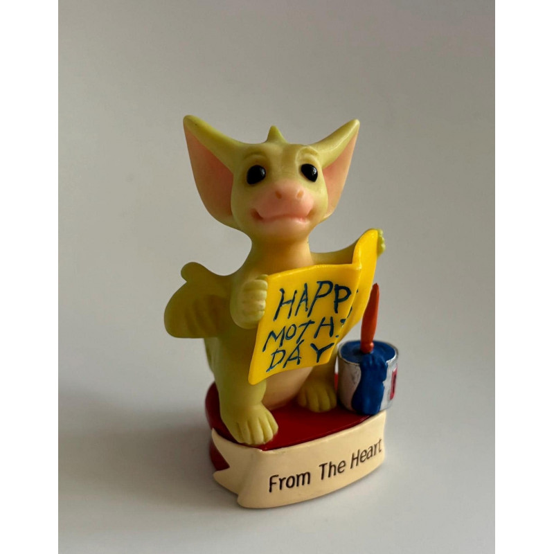 Happy Mothers Day Pocket Dragon From The Heart Message - 2000 - Boxed - Gift for Mother Mum Grandma Nan