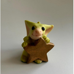Superstar Pocket Dragon - Whimsical World Of Pocket Dragons by Real Musgrave - Hand Made in 1997