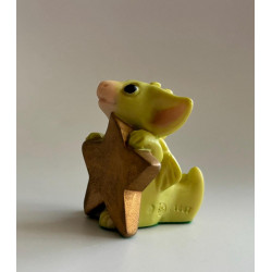 Superstar Pocket Dragon - Whimsical World Of Pocket Dragons by Real Musgrave - Hand Made in 1997
