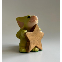 Superstar Pocket Dragon - Whimsical World Of Pocket Dragons by Real Musgrave - Hand Made in 1997