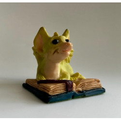 A Book My Size Pocket Dragon - Whimsical World Of Pocket Dragons by Real Musgrave Hand Made - 1994