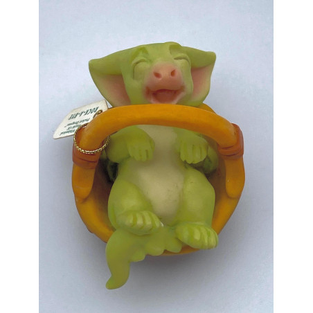Rock-A-Bye Pocket Dragon - Whimsical World Of Pocket Dragons by Real Musgrave Hand Made in 2004