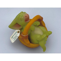 Rock-A-Bye Pocket Dragon - Whimsical World Of Pocket Dragons by Real Musgrave Hand Made in 2004