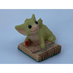 Counting The Days Pocket Dragon- Whimsical World Of Pocket Dragons - Hand Made- 1999