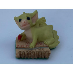 Counting The Days Pocket Dragon- Whimsical World Of Pocket Dragons - Hand Made- 1999