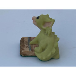 Counting The Days Pocket Dragon- Whimsical World Of Pocket Dragons - Hand Made- 1999