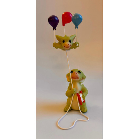Dragon Kite Pocket Dragon - Boxed - Hand Made - Real Musgrave Whimsical World Of Pocket Dragons - 2005