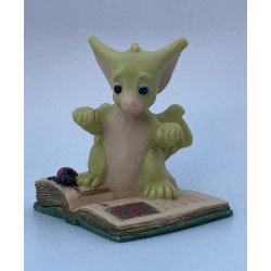 The Scholar Pocket Dragon - Whimsical World Of Pocket Dragons by Real Musgrave - Hand Made in 1997