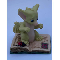 The Scholar Pocket Dragon - Whimsical World Of Pocket Dragons by Real Musgrave - Hand Made in 1997