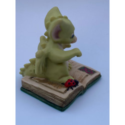 The Scholar Pocket Dragon - Whimsical World Of Pocket Dragons by Real Musgrave - Hand Made in 1997