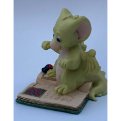 The Scholar Pocket Dragon - Whimsical World Of Pocket Dragons by Real Musgrave - Hand Made in 1997