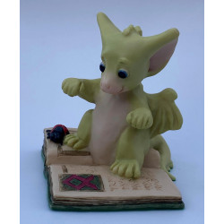The Scholar Pocket Dragon - Whimsical World Of Pocket Dragons by Real Musgrave - Hand Made in 1997