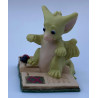 The Scholar Pocket Dragon - Whimsical World Of Pocket Dragons by Real Musgrave - Hand Made in 1997