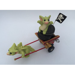 Go! Go! Getaway Cart Pocket Dragon by Real Musgrave Limited Edition - 2004-2005 with medallion cookie
