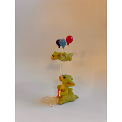 Dragon Kite Pocket Dragon - Boxed - Hand Made - Real Musgrave Whimsical World Of Pocket Dragons - 2005