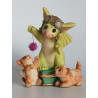 Fantastic Flying Fluff Balls Pocket Dragon- Whimsical World Of Pocket Dragons Hand Made 2003