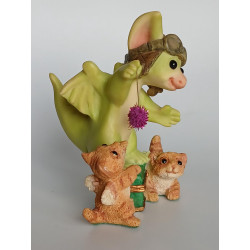 Fantastic Flying Fluff Balls Pocket Dragon- Whimsical World Of Pocket Dragons Hand Made 2003