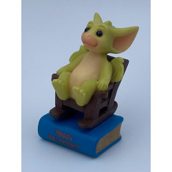 Happy Retirement Pocket Dragon Message - Boxed - Whimsical World Of Pocket Dragons Hand Made In 2000