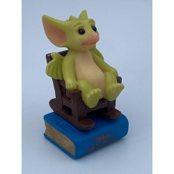 Happy Retirement Pocket Dragon Message - Boxed - Whimsical World Of Pocket Dragons Hand Made In 2000