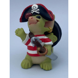 Cookie Pirate Pocket Dragon - Exclusive Members Joining Figurine Hand Made In 2004/2005