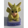 I Miss You  Pocket Dragon- Whimsical World Of Pocket Dragons Hand Made 2000 Gift for absent friend relative loved one