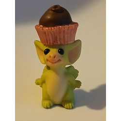 A Balanced Diet - Pocket Dragon- Whimsical World Of Pocket Dragons Hand Made 2001