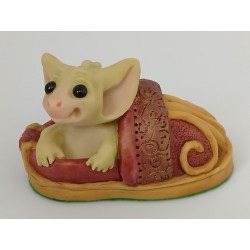 Slipper Sleeper Pocket Dragon - Whimsical World Of Pocket Dragons Hand Made - Tour 2000