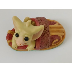 Slipper Sleeper Pocket Dragon - Whimsical World Of Pocket Dragons Hand Made - Tour 2000