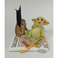 I Owe How Much?? - Pocket Dragon Hand Made In 2003 - Boxed - Whimsical World Of Pocket Dragons