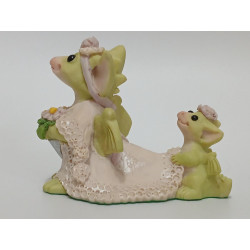 I'll Be The Bride Pocket Dragon - Whimsical World Of Pocket Dragons -  Hand Made 1995