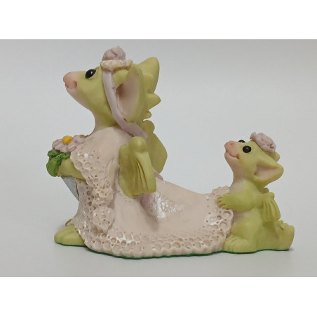 I'll Be The Bride Pocket Dragon - Whimsical World Of Pocket Dragons -  Hand Made 1995
