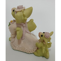 I'll Be The Bride Pocket Dragon - Whimsical World Of Pocket Dragons -  Hand Made 1995
