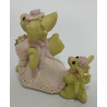 I'll Be The Bride Pocket Dragon - Whimsical World Of Pocket Dragons -  Hand Made 1995